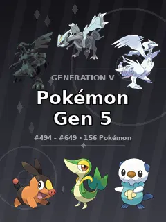 Pokémon 5ème génération