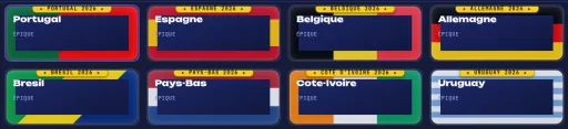 Supportez votre équipe favorite pour la CDM  2026 !